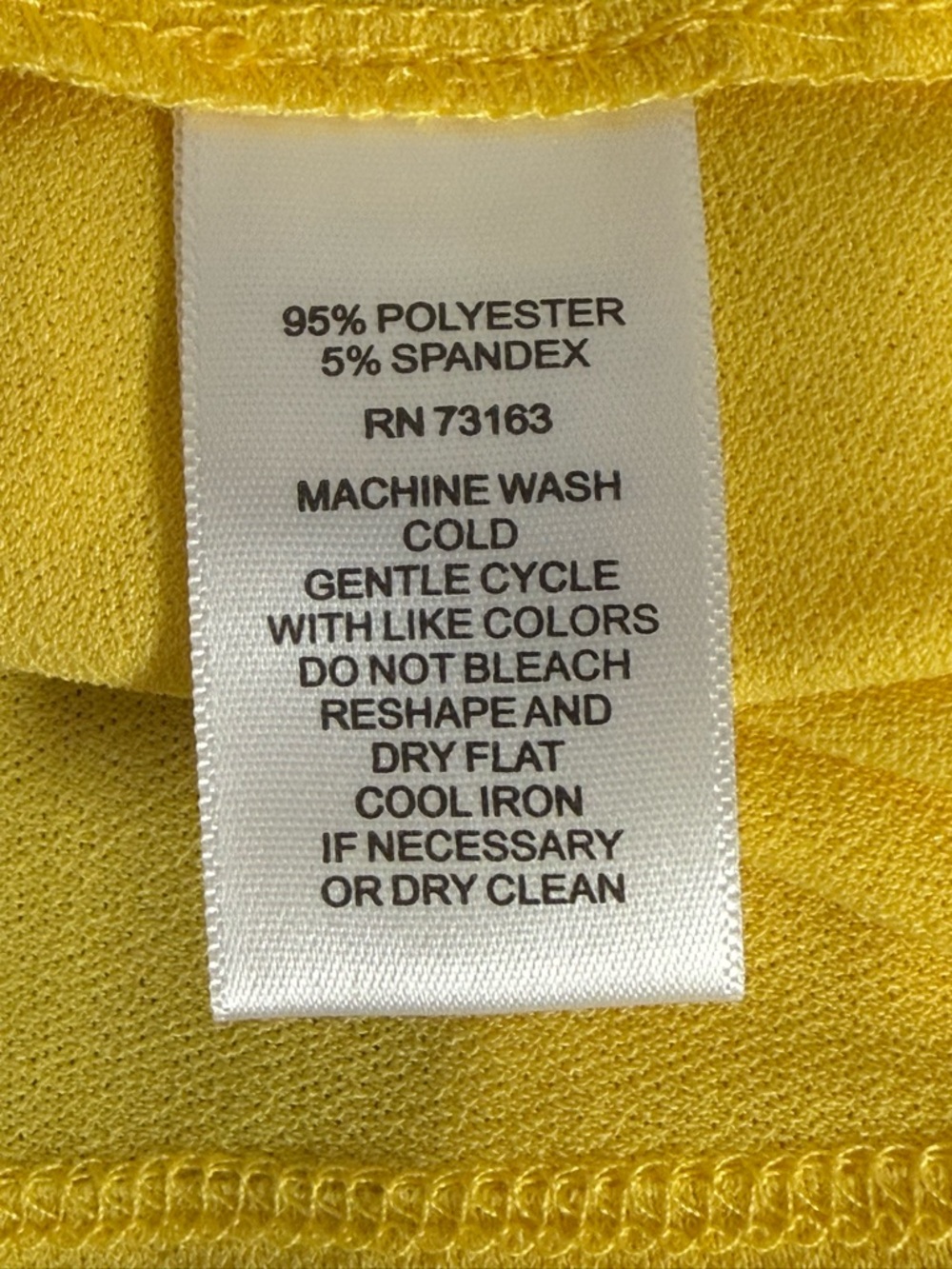 Melissa Paige Yellow Keyhole Blouse Ruffle Sleeve Stretch Top Large Size - Picture 9 of 11